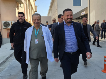 AK Parti İl Başkanı Mehmet Aydemir'den Devlet Hastanesi Yeni Bina Ziyareti