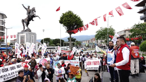 DİSK/Genel-İş Balıkesir’de 1 Mayıs’ı 9 ayrı noktada andı