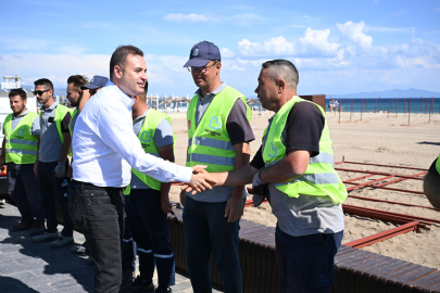Sarımsaklı Plajı ziyaretçilerini bekliyor