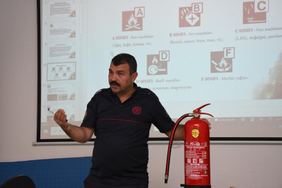 Büyükşehir’den Personele Yangın Eğitimi