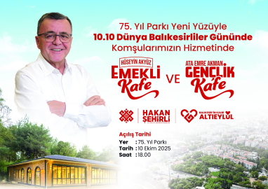 ALTIEYLÜL 75.YIL PARKI AÇILIYOR