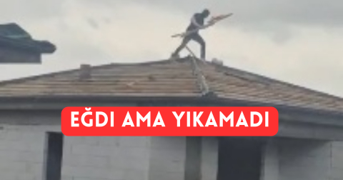 Fırtına eğdi ama yıkamadı