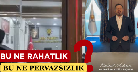 AK PARTİ MARMARA İLÇE BAŞKANLIĞINA YÖNELİK SALDIRIYA İL BAŞKANI AYDEMİR’DEN SERT TEPKİ