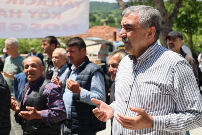 BAŞKAN GAGA YAĞMUR HAYIRLARINA KATILDI