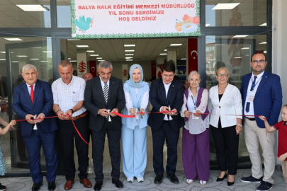BALYA’DA EL EMEĞİ GÖZ NURU ESERLER SERGİLENDİ