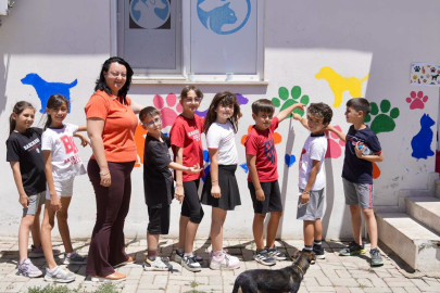 BURHANİYELİ ÖĞRENCİLERDEN CAN DOSTLARA RENKLİ ZİYARET