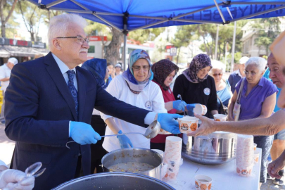 BURHANİYE BELEDİYESİ'NDEN GELENEKSEL AŞURE HAYRI