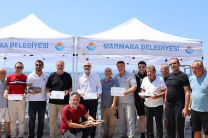 MARMARA DENİZİ'NE 500 YAVRU ISTAKOZ BIRAKILDI