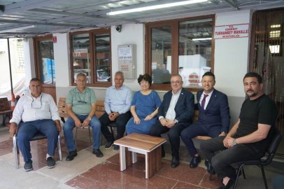 BAŞKAN ERTAŞ'TAN MAHALLE MUHTARLARINA ZİYARET