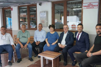 BAŞKAN ERTAŞ'TAN MAHALLE MUHTARLARINA ZİYARET