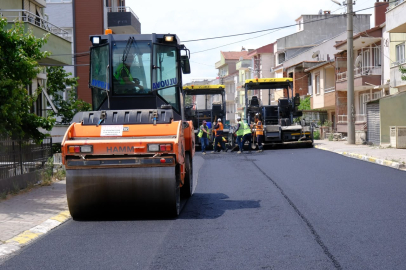 ALTIEYLÜL’DE ASFALT SEFERBERLİĞİ BAŞLADI