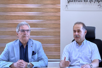 BAŞKAN MİRZA'DAN KAYMAKAM AKSAKAL'A VEDA ZİYARETİ