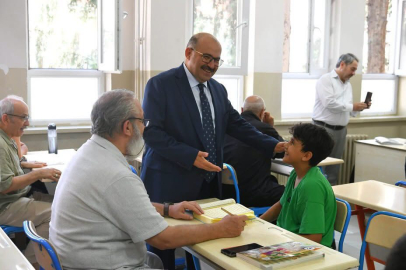 VALİ USTAOĞLU YAZ OKULU VE KURSLARI ZİYARET ETTİ