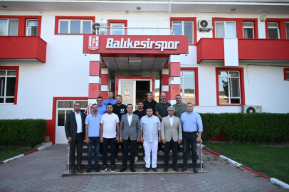 AKIN’DAN BALIKESİRSPOR’A SEZON ÖNCESİ MORAL ZİYARETİ