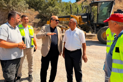 İVRİNDİ'DE KIRSAL MAHALLELERDE ASFALT HAZIRLIĞI BAŞLADI