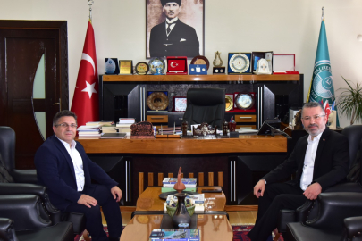 KARABÜK ÜNİVERSİTESİ REKTÖRÜ KIRIŞIK'TAN BAÜN'E ZİYARET