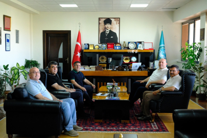 BİGADİÇ BELEDİYE BAŞKANI MUSTAFA GÖKSEL’DEN REKTÖR OĞURLU’YA ZİYARET