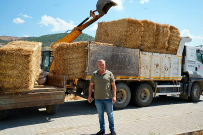 GÖMEÇ'TE YANGIN YARALARI SARILIYOR
