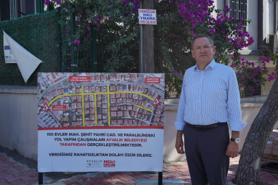 AYVALIK’TA 200 MİLYON LİRALIK YOL DÖNÜŞÜMÜ HIZ KESMEDEN SÜRÜYOR