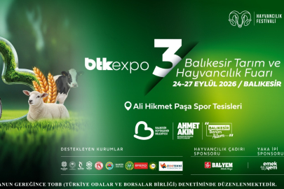 3. BALIKESİR TARIM VE HAYVANCILIK FUARI’NA GERİ SAYIM BAŞLADI