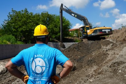 BASKİ’DEN ORTACA’NIN KANALİZASYON SORUNUNA NEŞTER