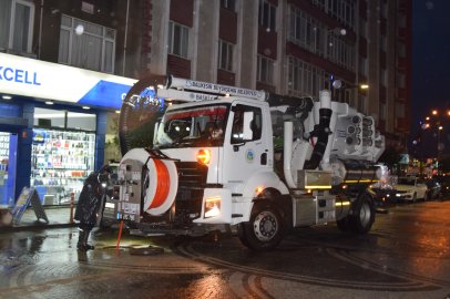 BASKİ SAĞANAK YAĞIŞ VE AFET RİSKİNE KARŞI TAM KADRO SAHADA