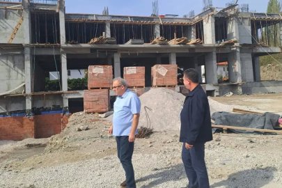 AKÇAY’DA YENİ OKUL İNŞAATI HIZLA İLERLİYOR
