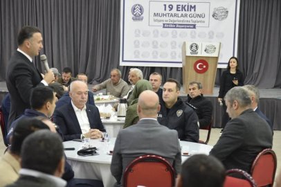 DURSUNBEY’DE 110 MAHALLE MUHTARI BİR ARADA